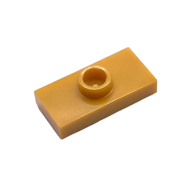 Plate, Modified 1 x 2 with 1 Stud with Groove and Bottom Stud Holder (Jumper), Part# 15573