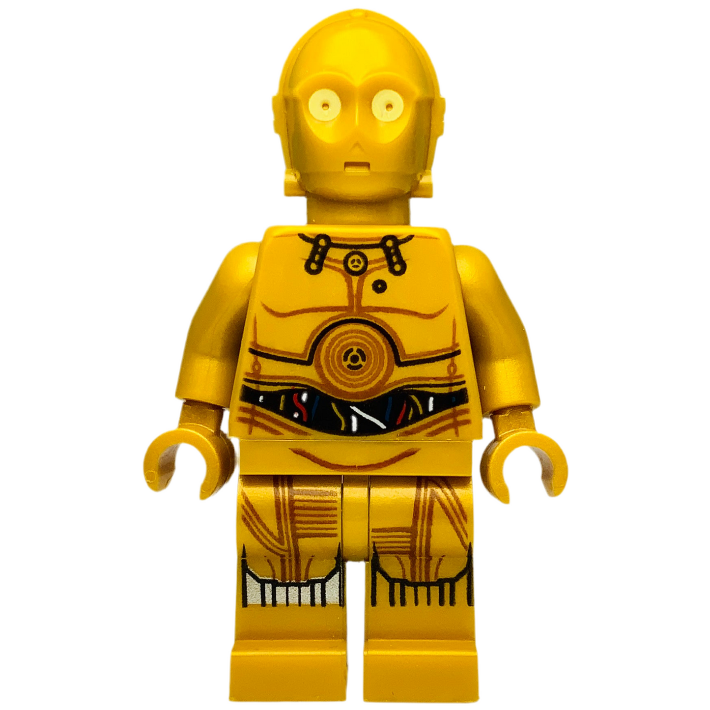 C-3PO, Colorful Wires, Printed Legs, sw0700, LEGO® Star Wars Minifigure