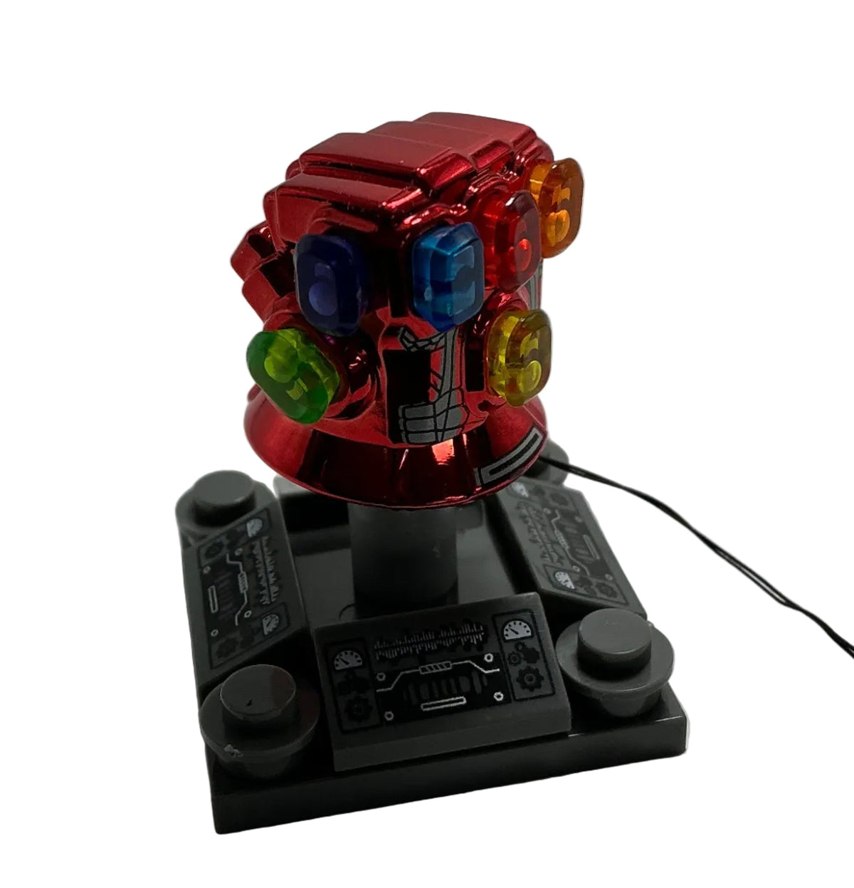 Light-Up Chrome Red Mini Nano Gauntlet, LW-76144
