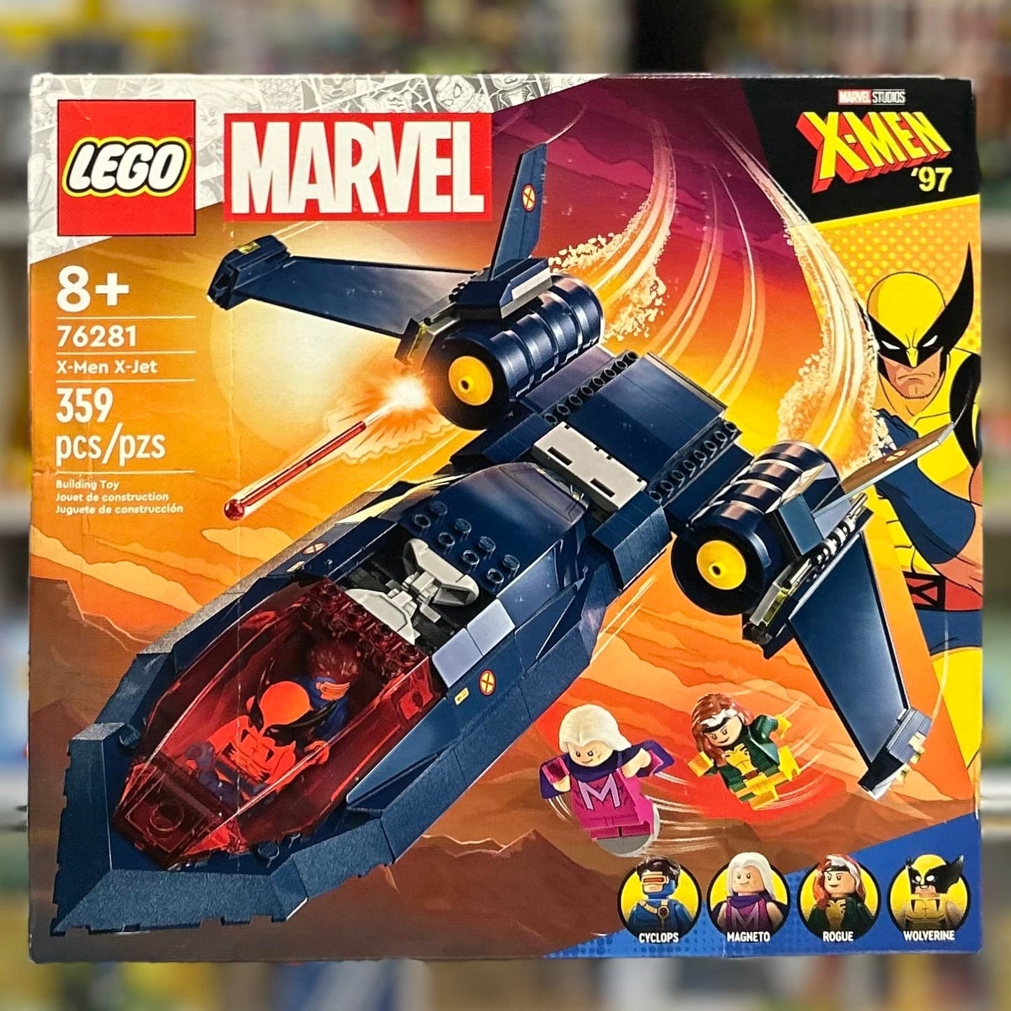 76281 - X-Men X-Jet - EMPTY BOX ONLY