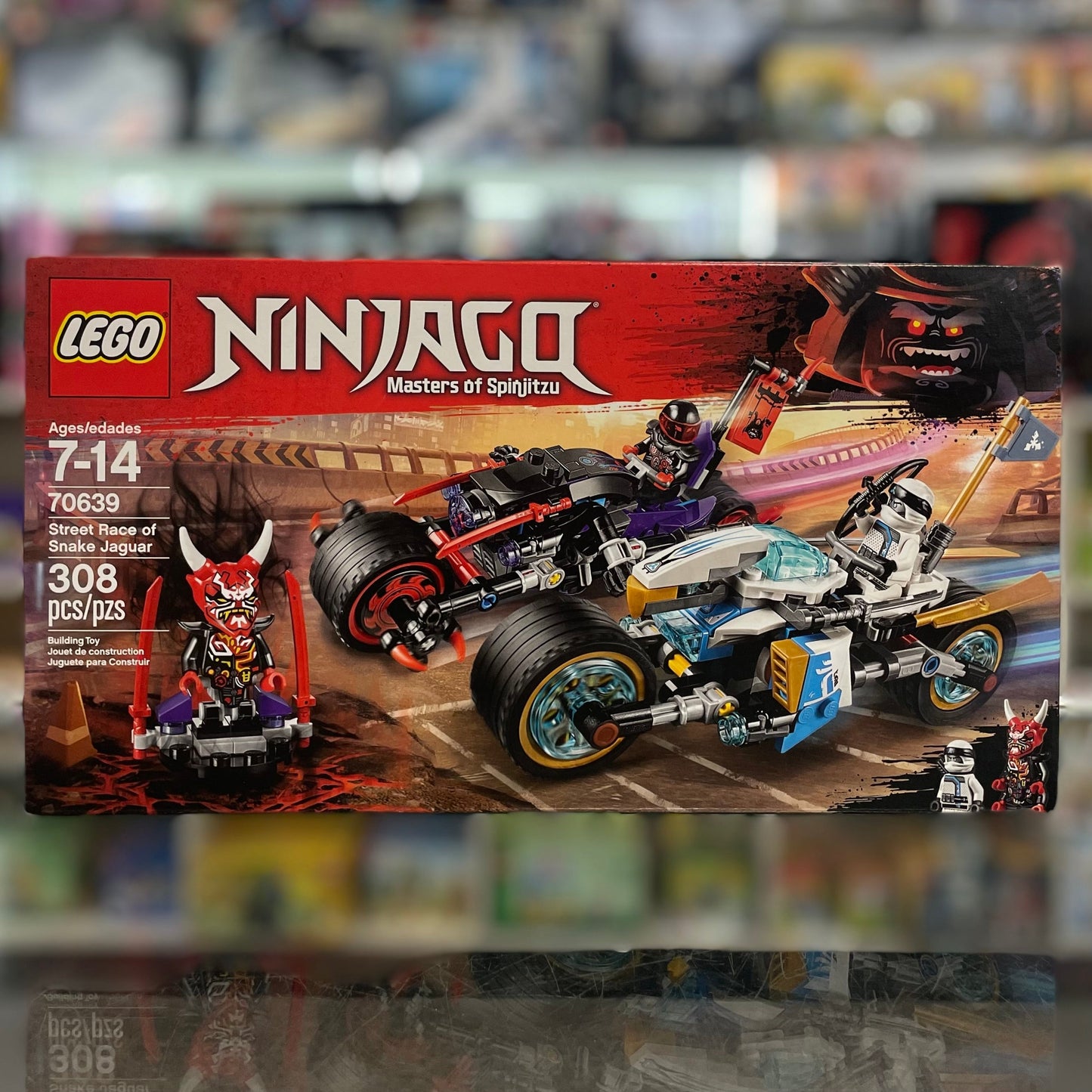 70639 - Street Race of Snake Jaguar - EMPTY BOX ONLY