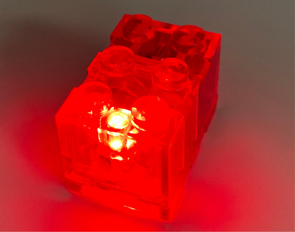 Light-Up 2x3 Brick, Battery Operated, CB2x3 & LB2x3
