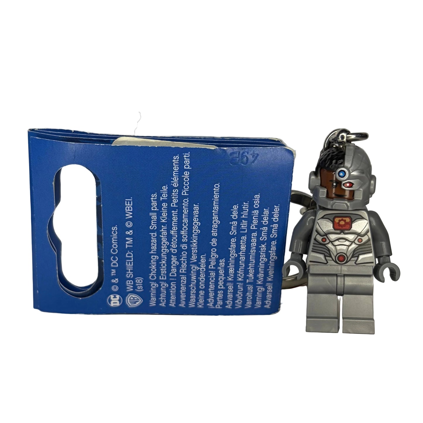 Cyborg Minifigure Key Chain 853772 LEGO® DC Super Heroes