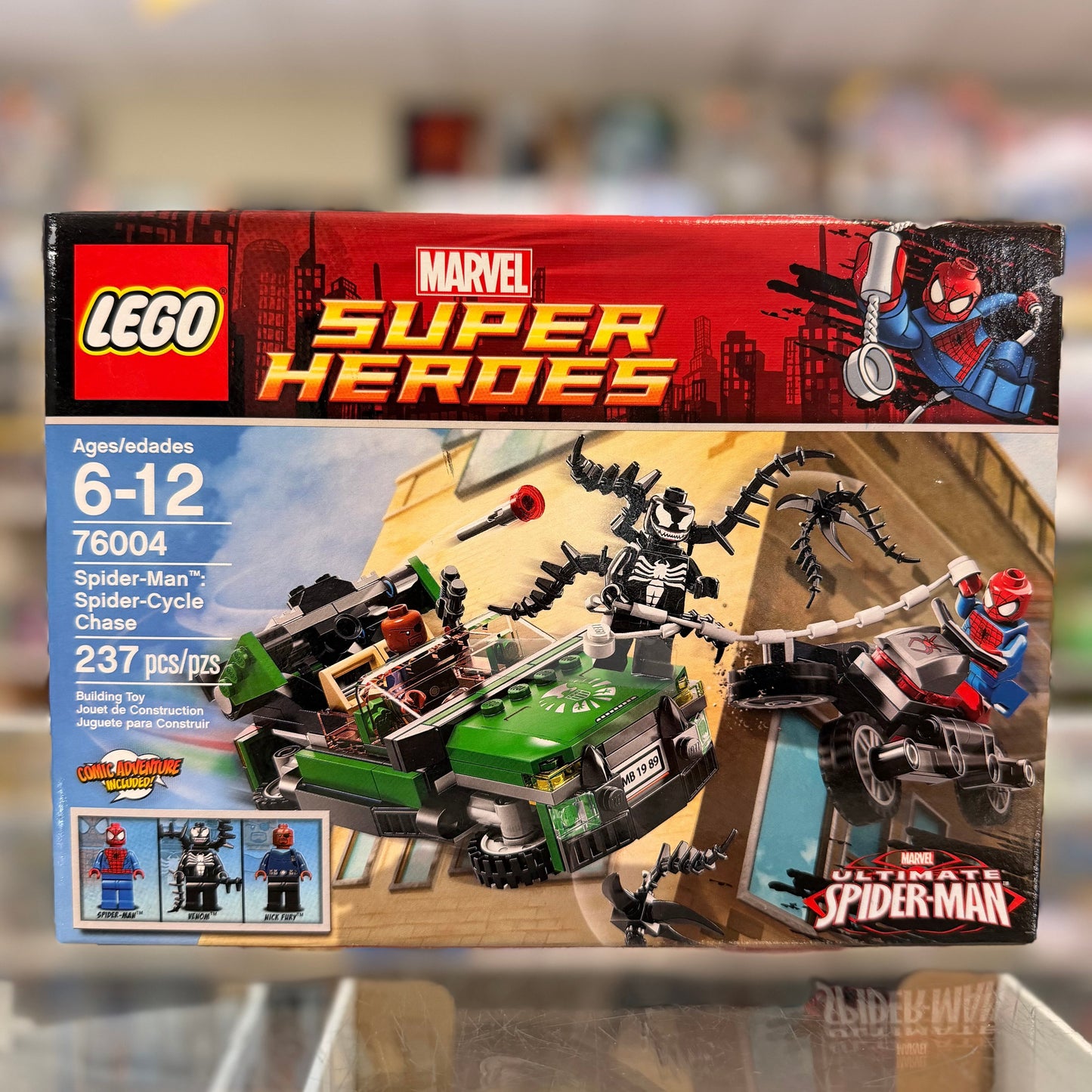 76004 - Spider-Man: Spider-Cycle Chase - EMPTY BOX ONLY