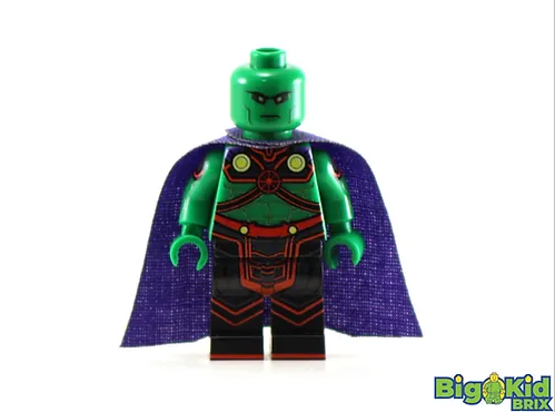 GREEN MARTIAN McF Custom Printed & Inspired DC Lego Minifigure