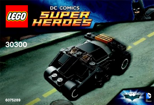 30300-The Batman Tumbler polybag - INSTRUCTIONS ONLY