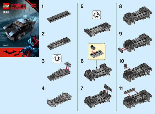 30455-Batmobile polybag - INSTRUCTIONS ONLY