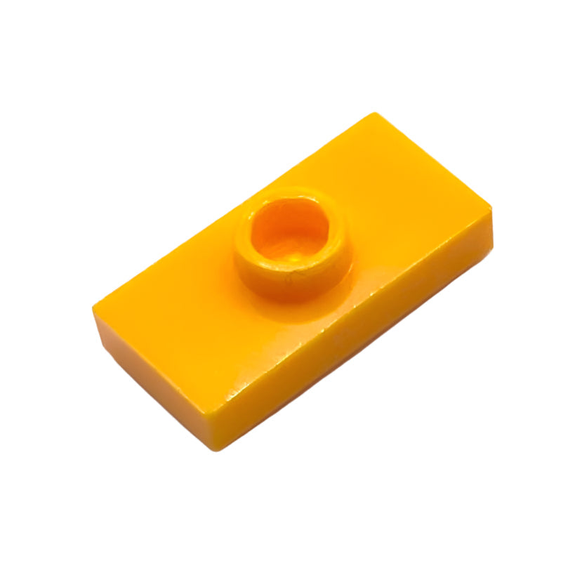 Plate, Modified 1 x 2 with 1 Stud with Groove and Bottom Stud Holder (Jumper), Part# 15573