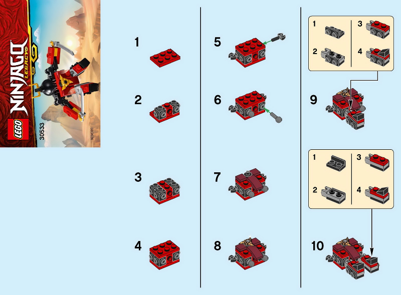30533-Sam - X polybag - INSTRUCTIONS ONLY