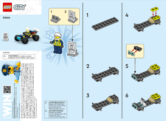 30664-Police Off - Road Buggy Car polybag - INSTRUCTIONS ONLY