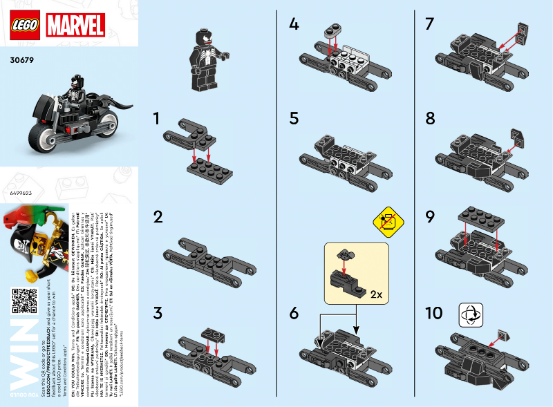 30679-Venom Street Bike polybag - INSTRUCTIONS ONLY