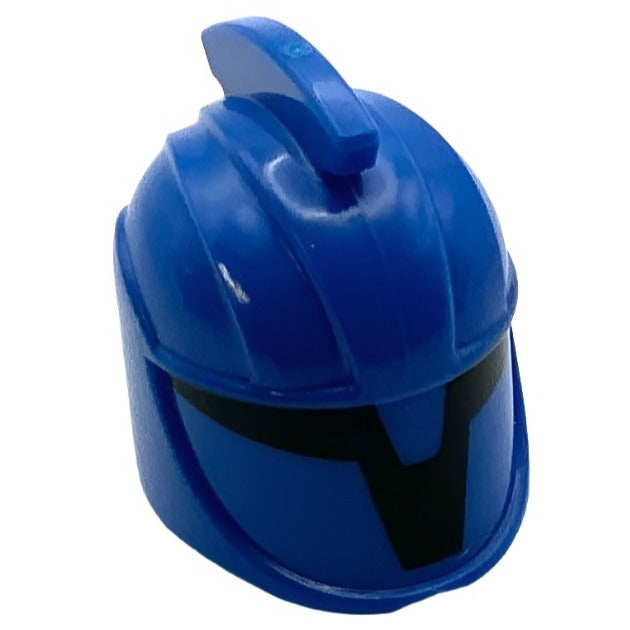 Minifigure Headgear Senate Commando Helmet with Black Markings Pattern, Part# 64806pb01