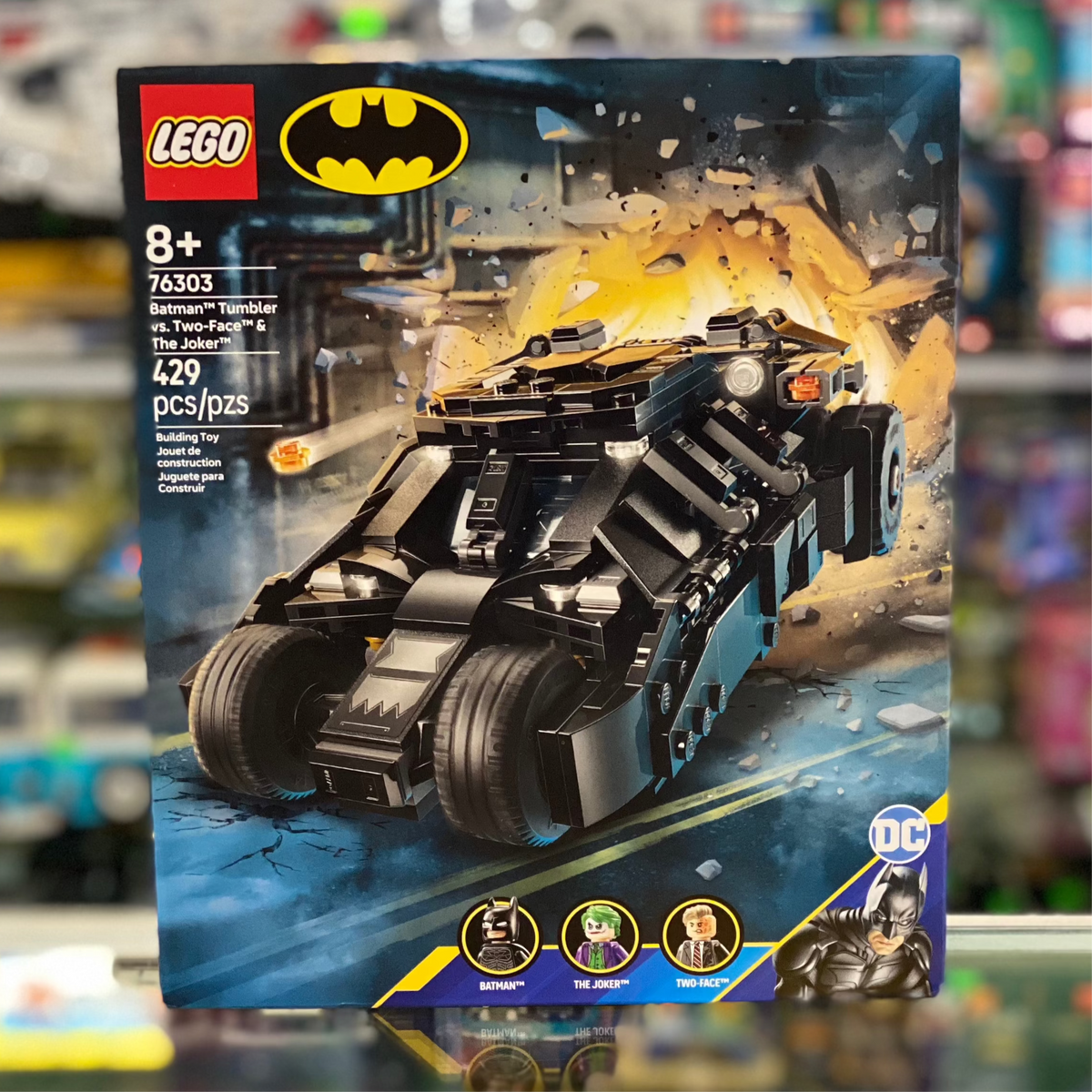 76303 - Batman Tumbler vs. Two-Face & The Joker - EMPTY BOX ONLY