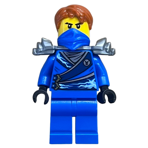 Jay (Techno Robe) - Rebooted, Flat Silver Shoulder Armor, njo0103 - LEGO® Ninjago Minifigure