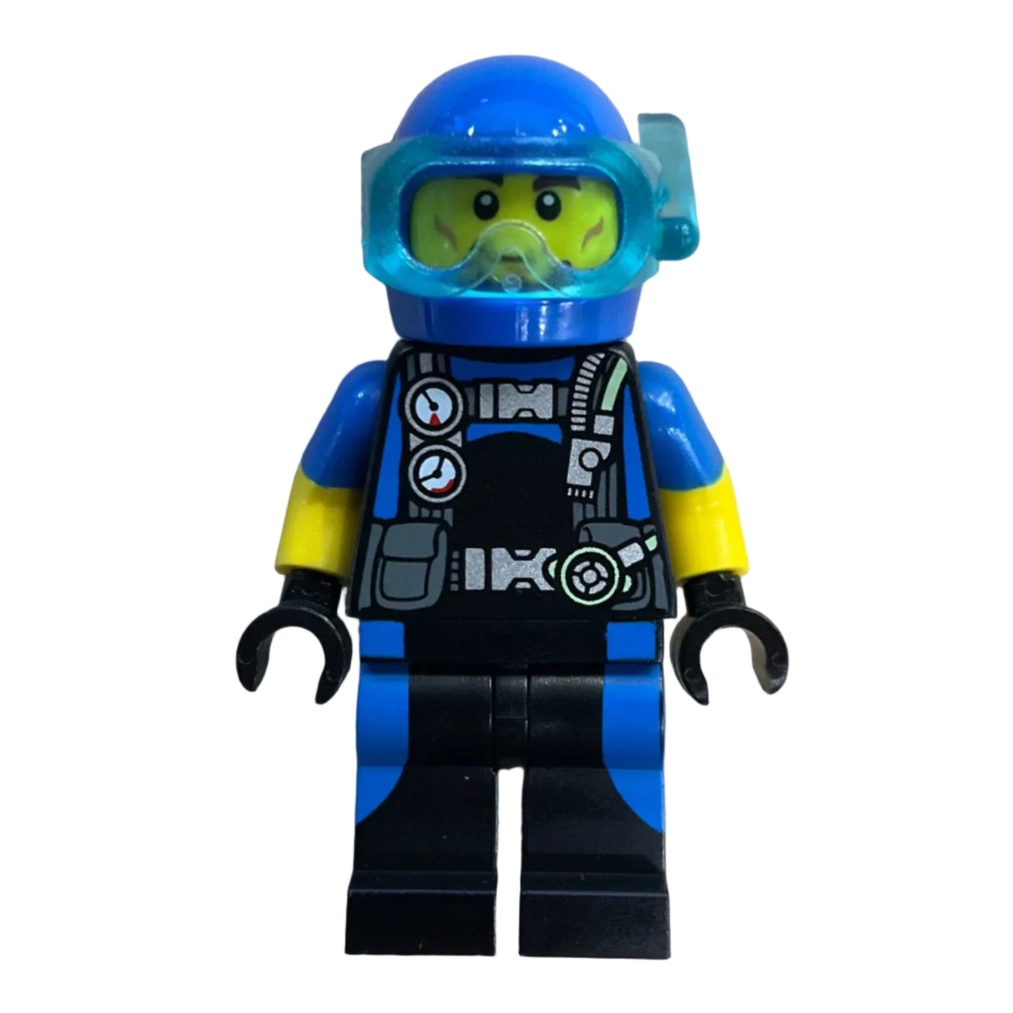 Scuba Diver, Male, Blue, cty0617 - LEGO® City Minifigure