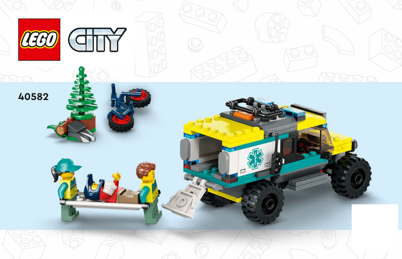40582-4x4 Off - Road Ambulance Rescue - INSTRUCTIONS ONLY