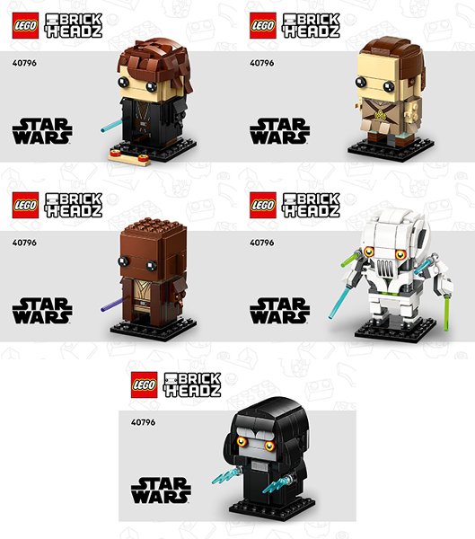 40796 - Revenge of the Sith Heroes & Villains - INSTRUCTIONS ONLY
