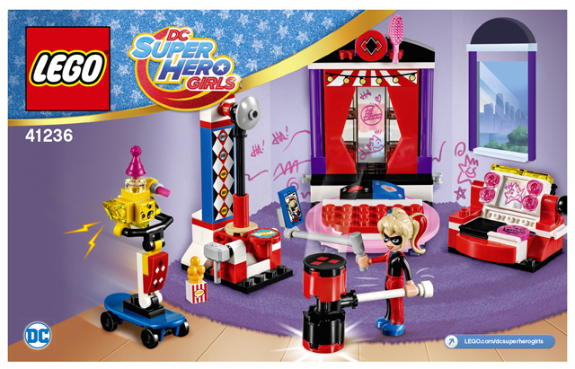 41236-Harley Quinn Dorm - INSTRUCTIONS ONLY