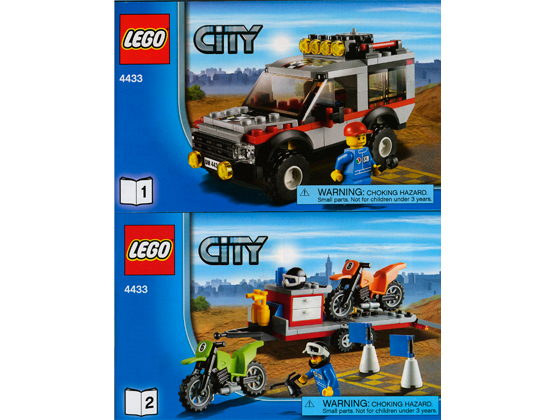 4433-Dirt Bike Transporter - INSTRUCTIONS ONLY