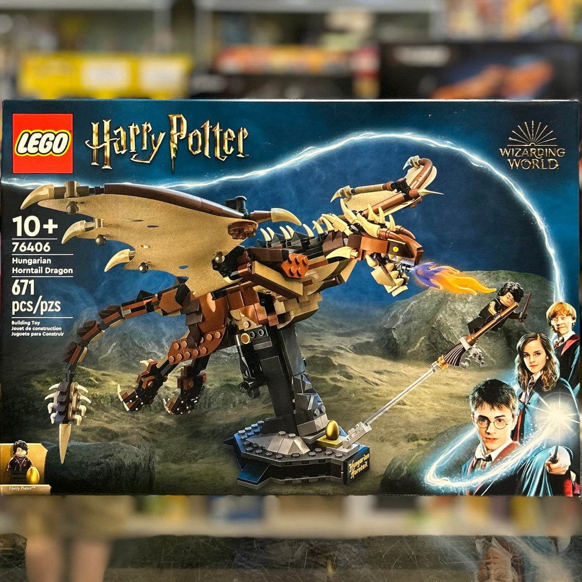 76406 - Hungarian Horntail Dragon - EMPTY BOX ONLY