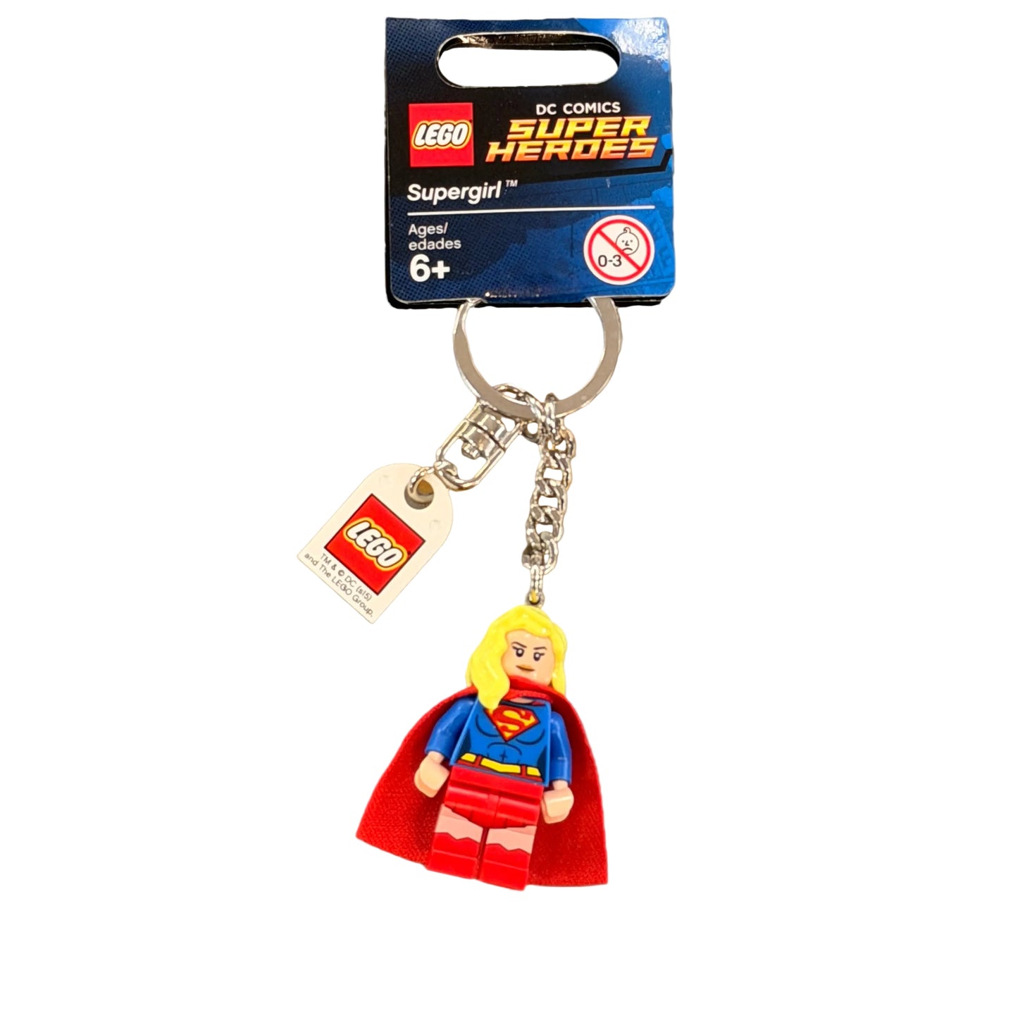 Supergirl Minifigure Keychain 853455 LEGO® DC Super Heroes