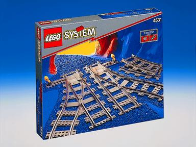 Supplemental 9V Train Track Manual Points 4531