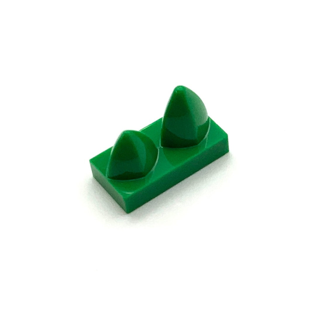 Tile Modified 1x2 with 2 Teeth Vertical, Part# 15209