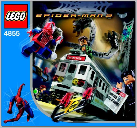 4855-Spider-Man's Train Rescue - INSTRUCTIONS ONLY