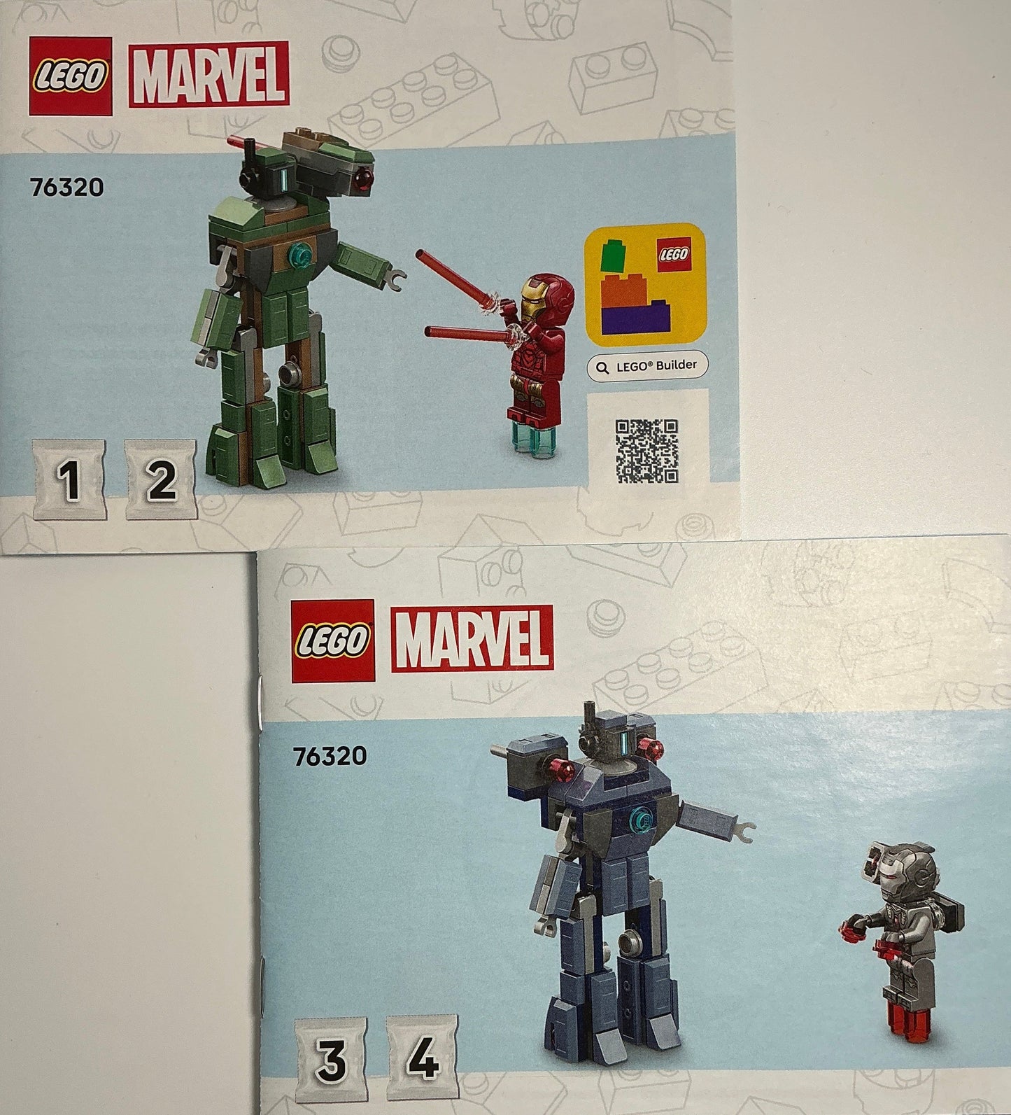 76320 - Iron Man & War Machine vs. Hammer Drones - INSTRUCTIONS ONLY