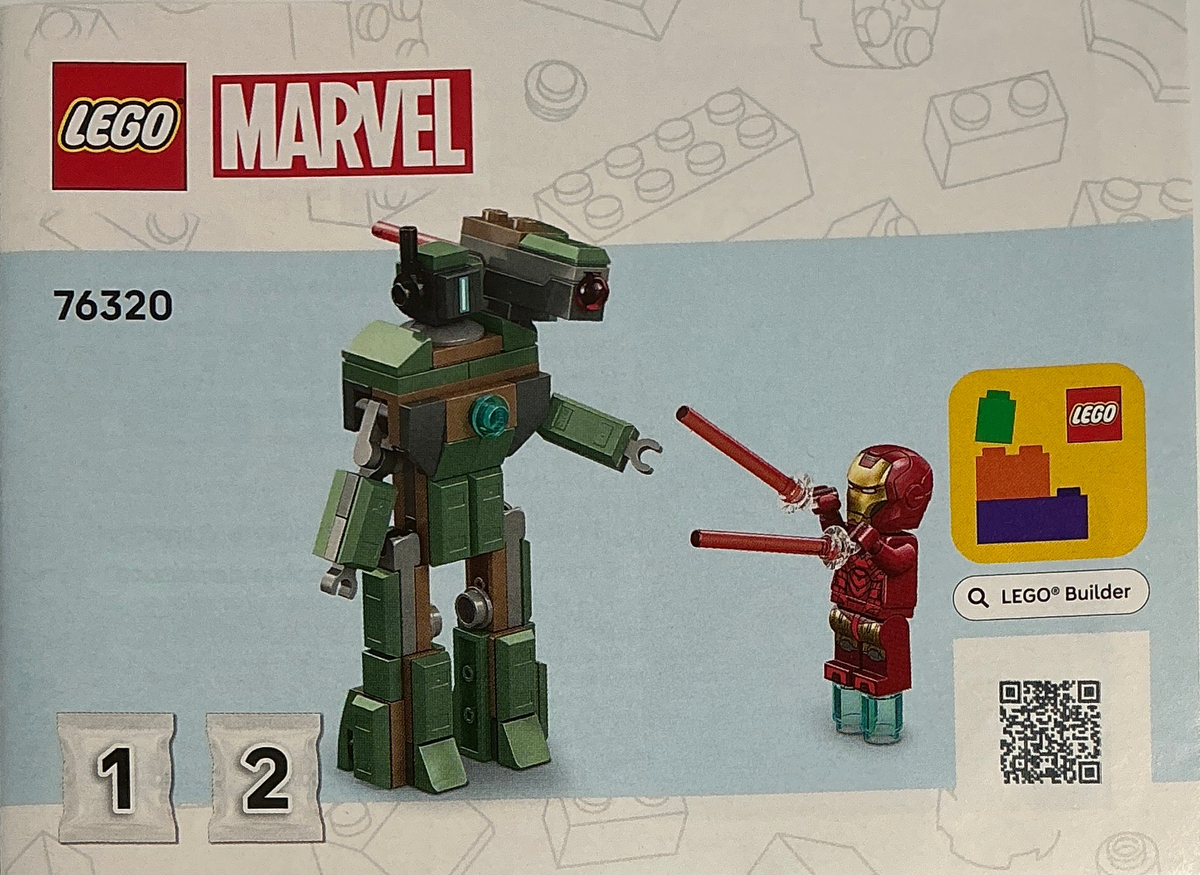 76320 - Iron Man & War Machine vs. Hammer Drones - INSTRUCTIONS ONLY