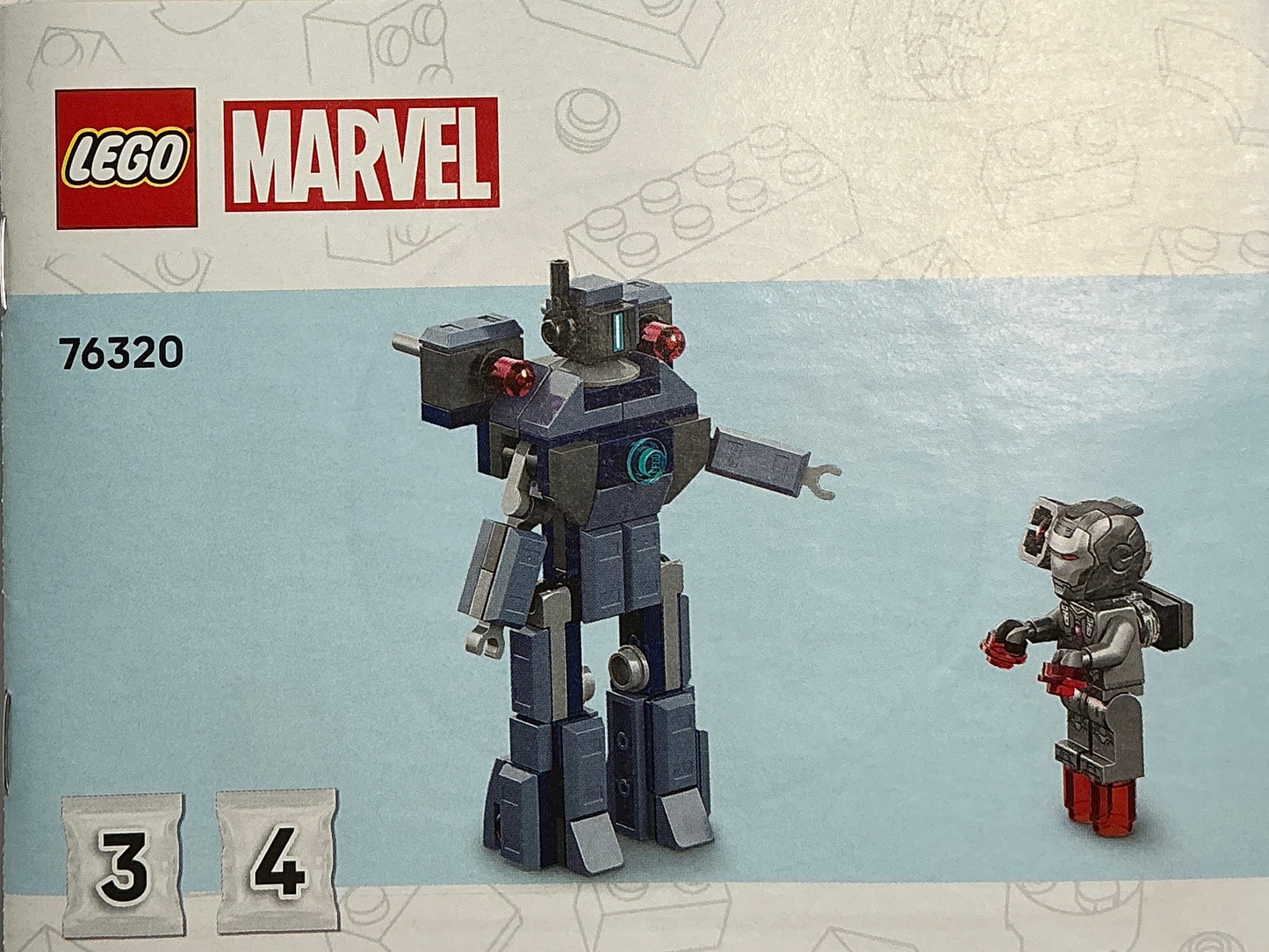 76320 - Iron Man & War Machine vs. Hammer Drones - INSTRUCTIONS ONLY