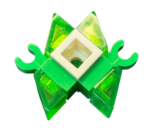 Kryptomite - Green, Small Crystals (Slopes), Hands, shg034