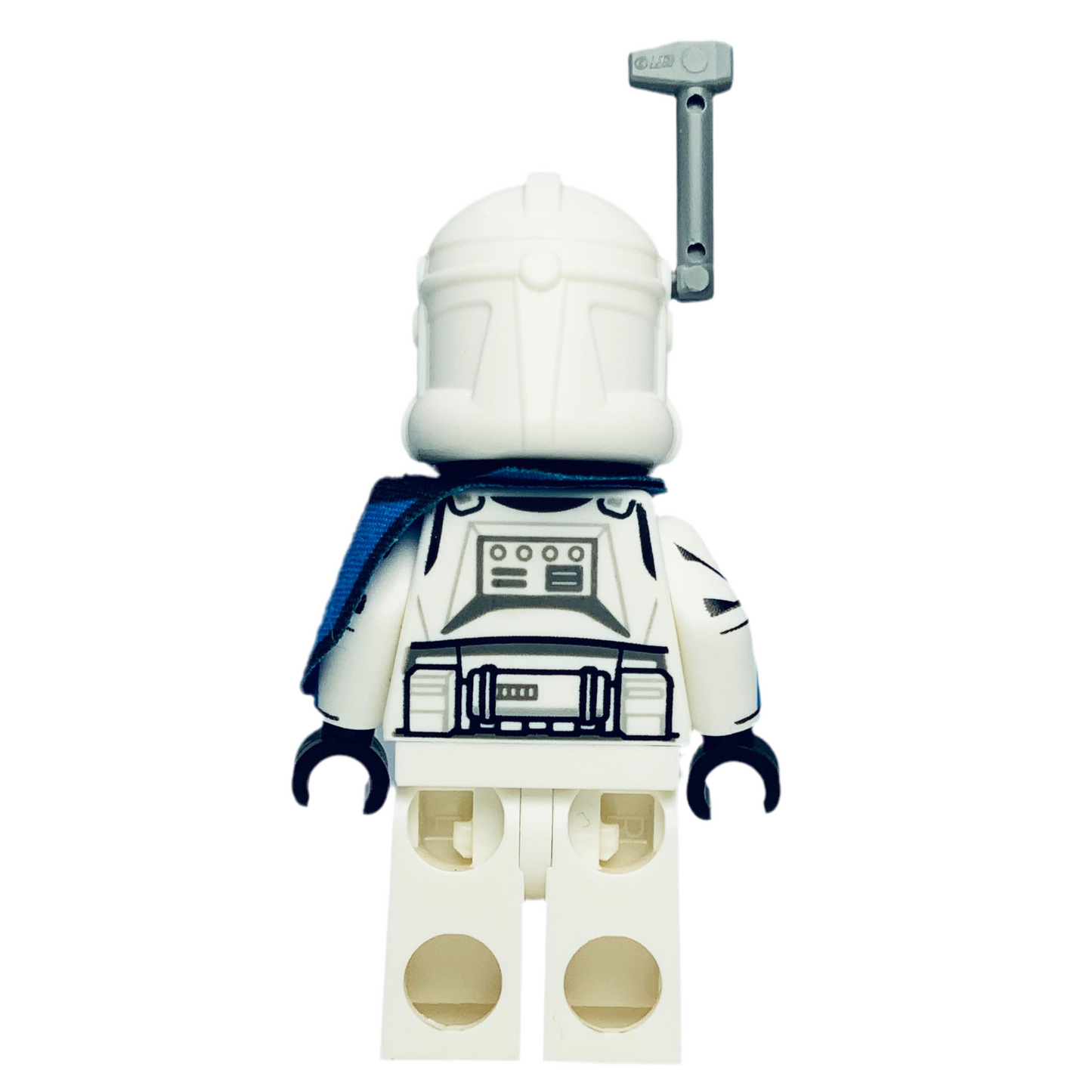 Clone Trooper Captain Rex, 501st Legion (Phase 2) - Blue Cloth Pauldron, Rangefinder, Printed White Arms - sw1315, LEGO® Star Wars Minifigure