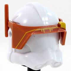 Detail Dark Orange Visor Style- CAC