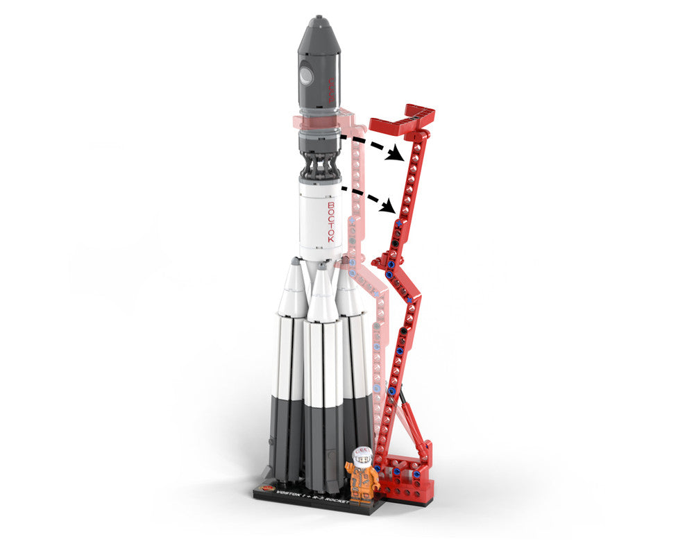 Vostok 1 - With R-7 Rocket, 5006