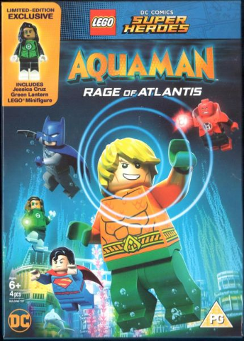 Video DVD - Aquaman - Rage of Atlantis with Minifigure, 5051892217323