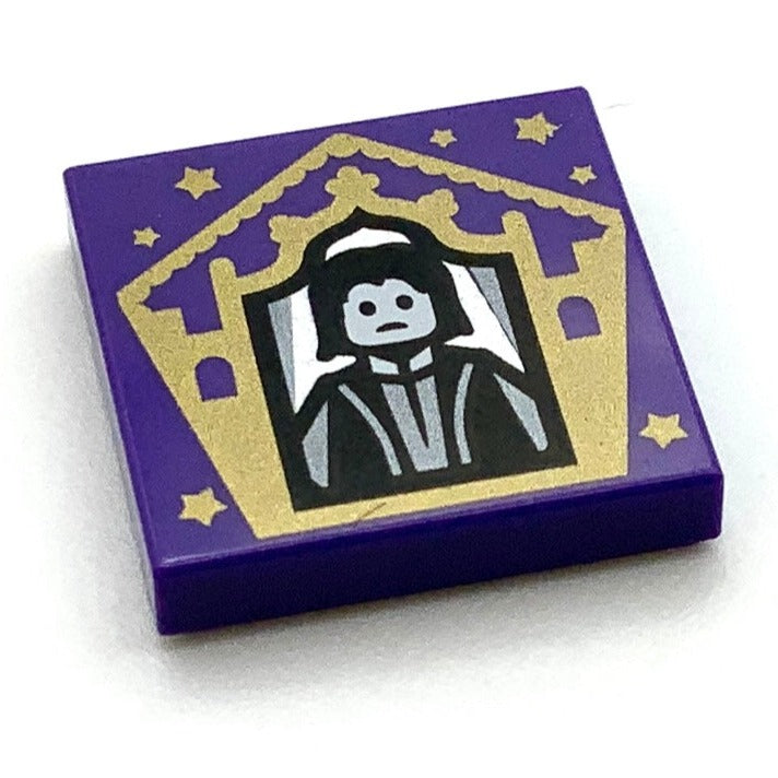 Tile Decorated 2x2 with Chocolate Frog Card Severus Snape Pattern, Part# 3068pb1744