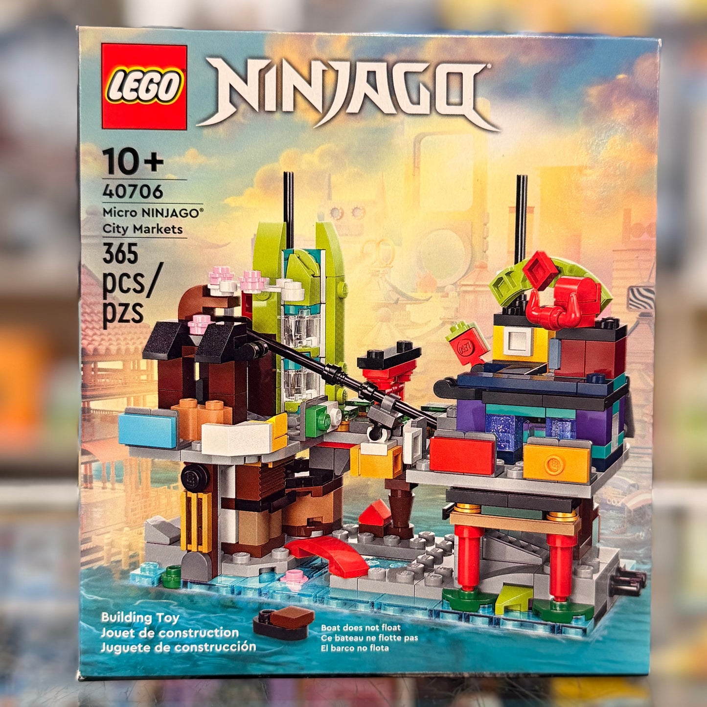 40706 - Micro Ninjago City Markets - EMPTY BOX ONLY