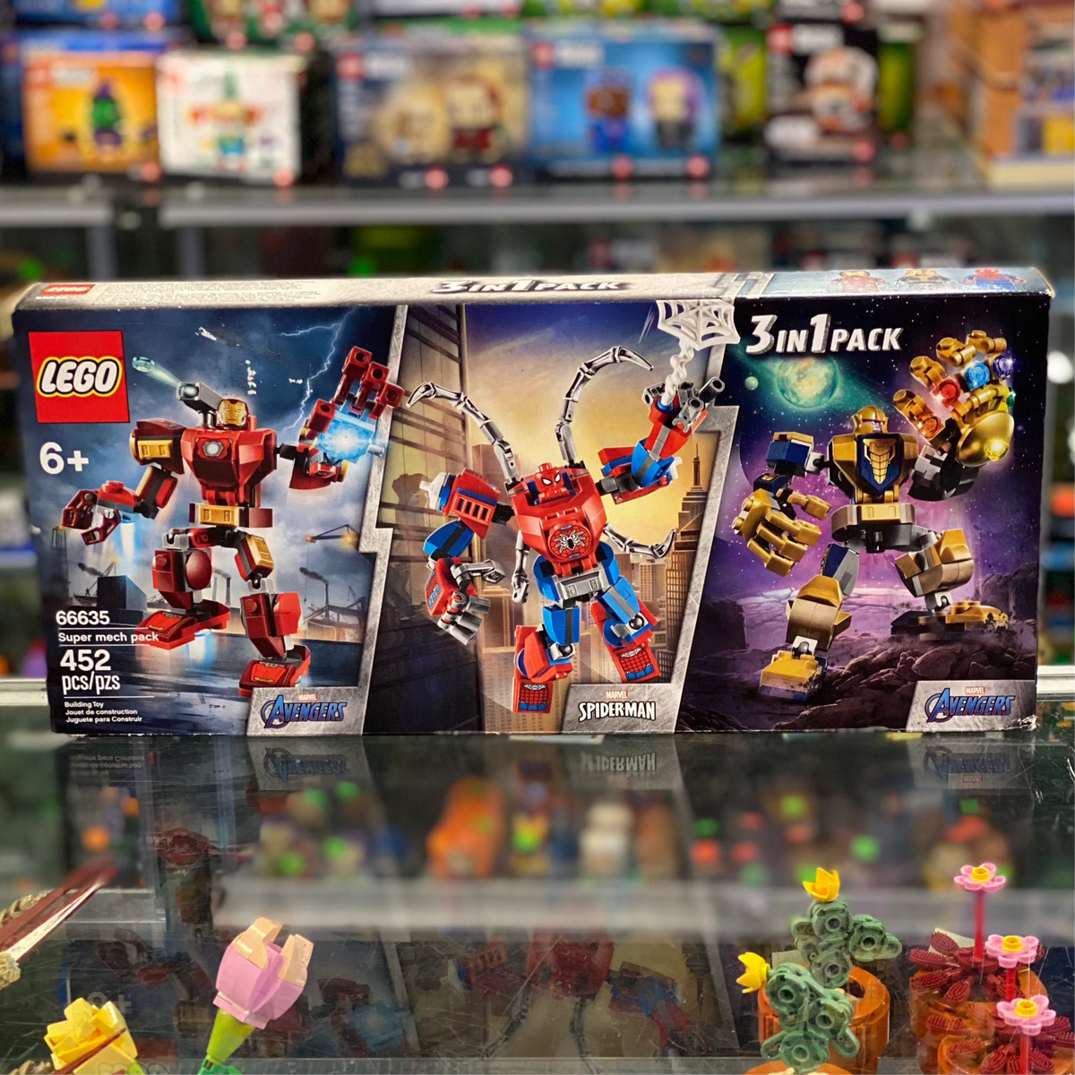 66635 - Super Heroes Bundle Pack, Avengers and Spider-Man, 3 in 1 Pack (Sets 76140, 76141, and 76146) - Super mech pack - EMPTY BOX ONLY