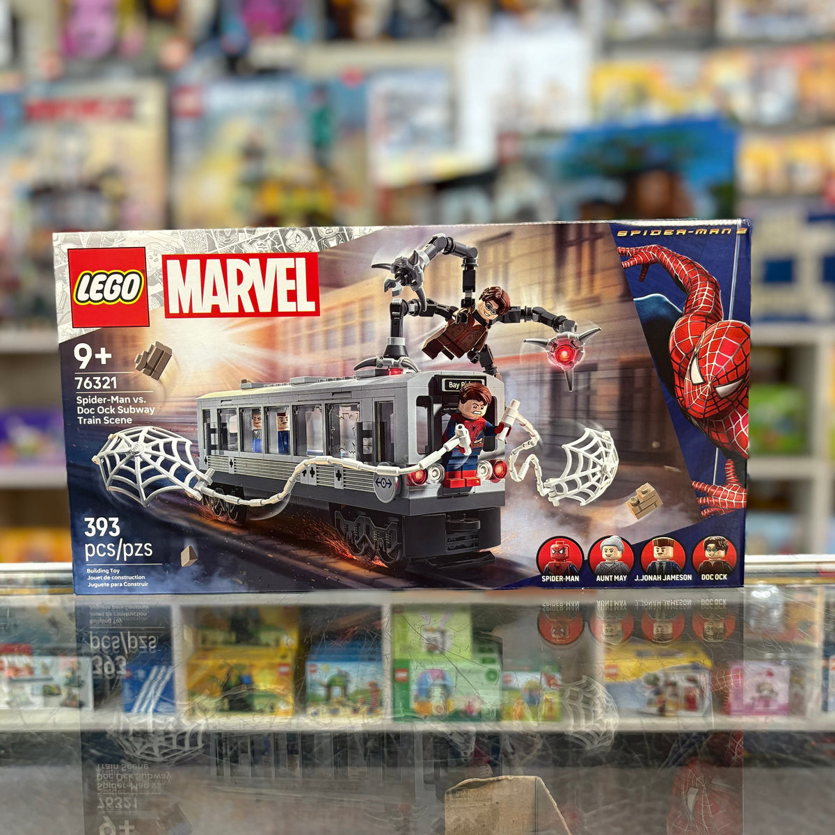76321 - Spider-Man vs. Doc Ock Subway Train Scene - EMPTY BOX ONLY