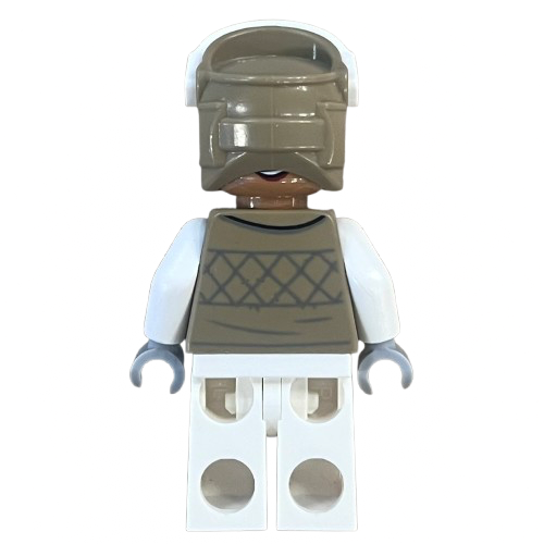 Hoth Rebel Trooper Dark Tan Uniform and Helmet, (Kori Zaran), sw1313 - LEGO® Star Wars Minifigure