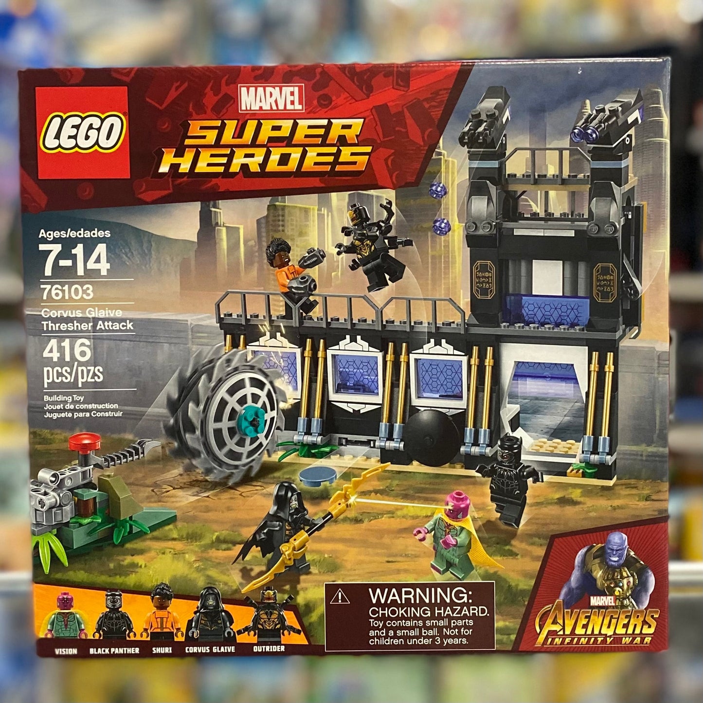 Corvus Glaive Thresher Attack, 76103 - LEGO® Marvel Super Heroes Set