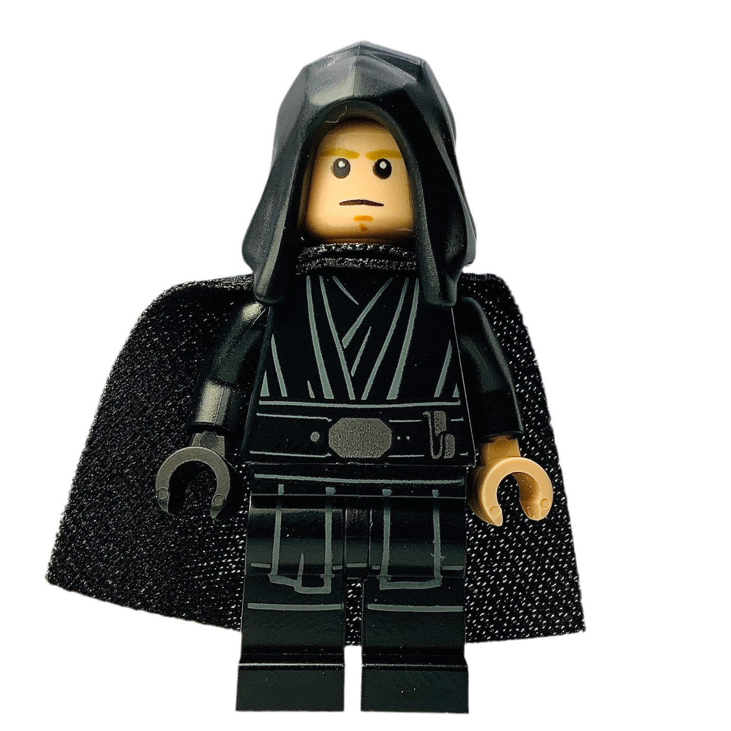 Luke Skywalker, Jedi Master (Black Hood and Cape), sw1191, LEGO® Star Wars Minifigure