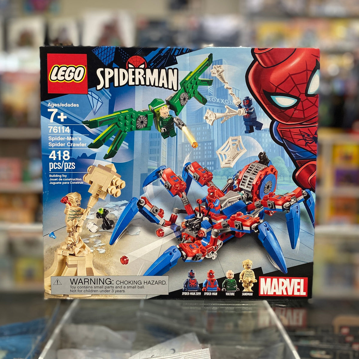 76114 - Spider-Man's Spider Crawler - EMPTY BOX ONLY