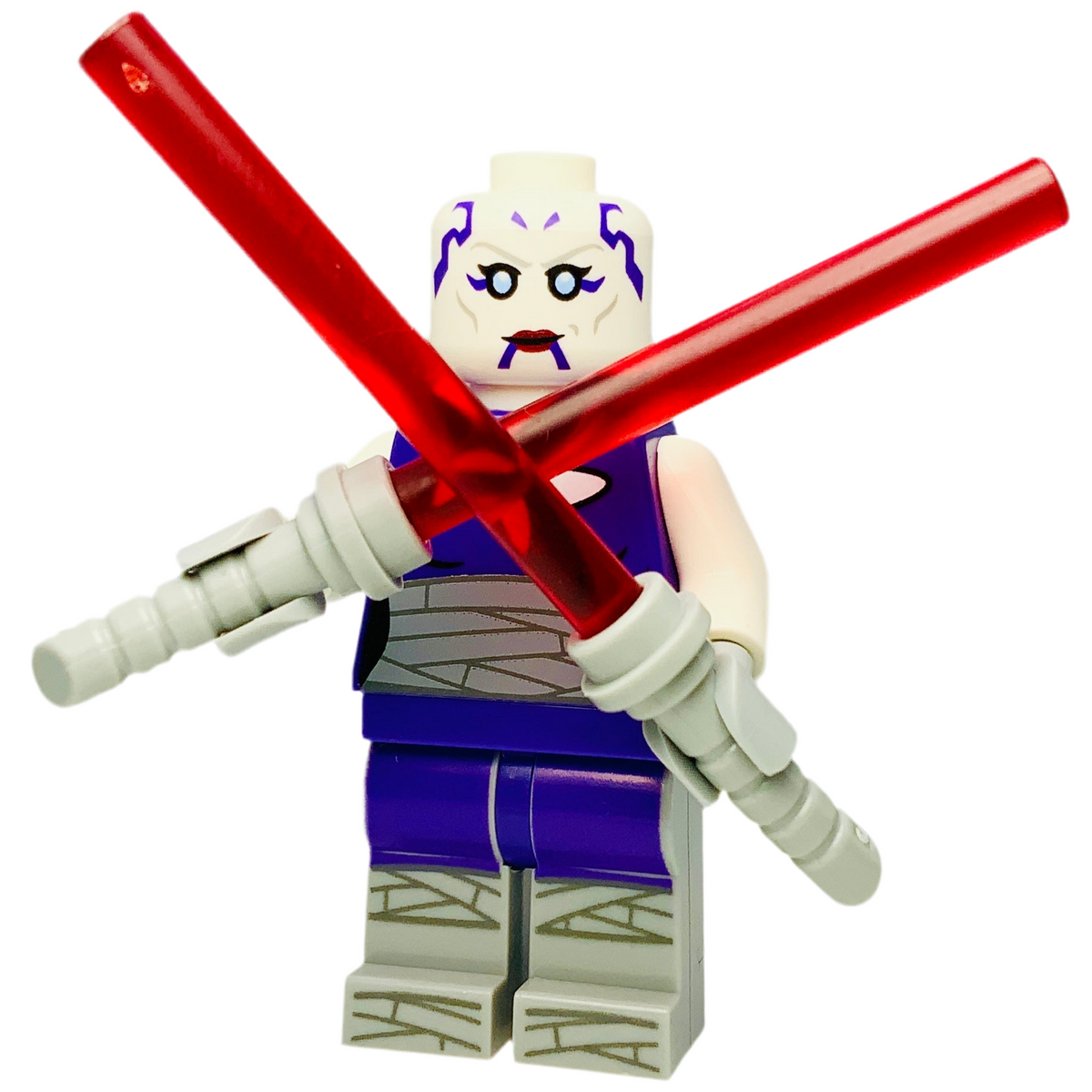 Asajj Ventress - Dark Purple Torso, sw1426 - LEGO® Star Wars Minifigure