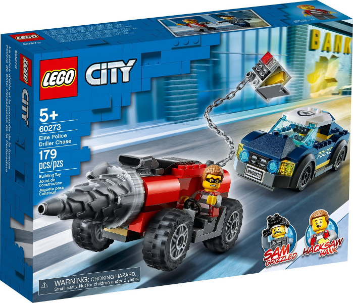 Elite Police Driller Chase, 60273 - LEGO® City Set