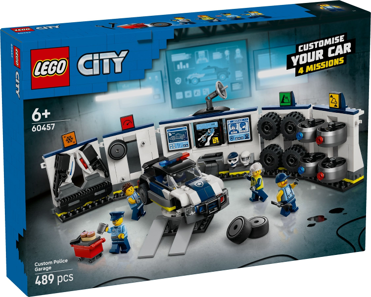 60457 - Custom Police Garage - EMPTY BOX ONLY