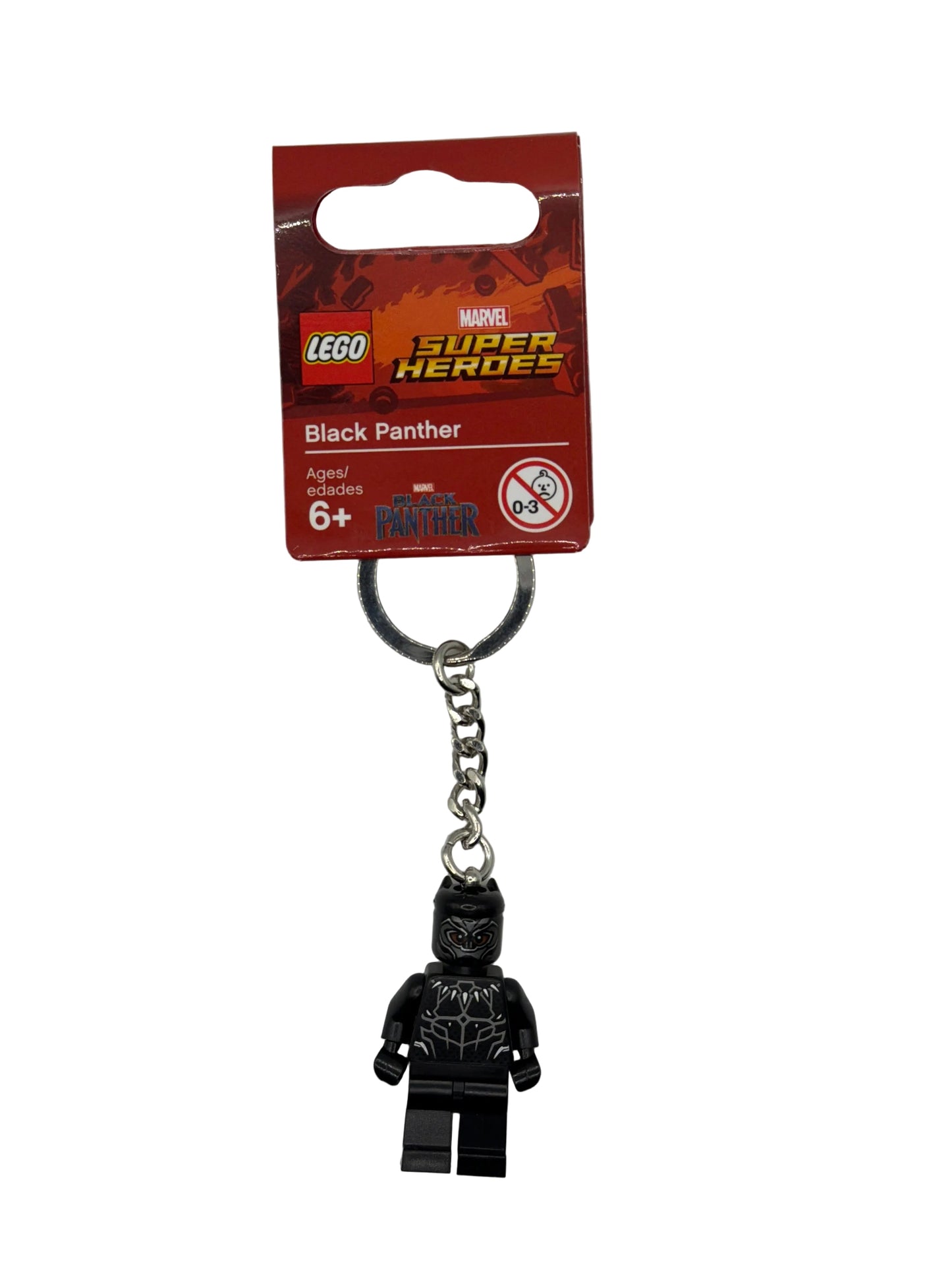 Black Panther Minifigure Key Chain 853771 LEGO® Marvel Super Heroes