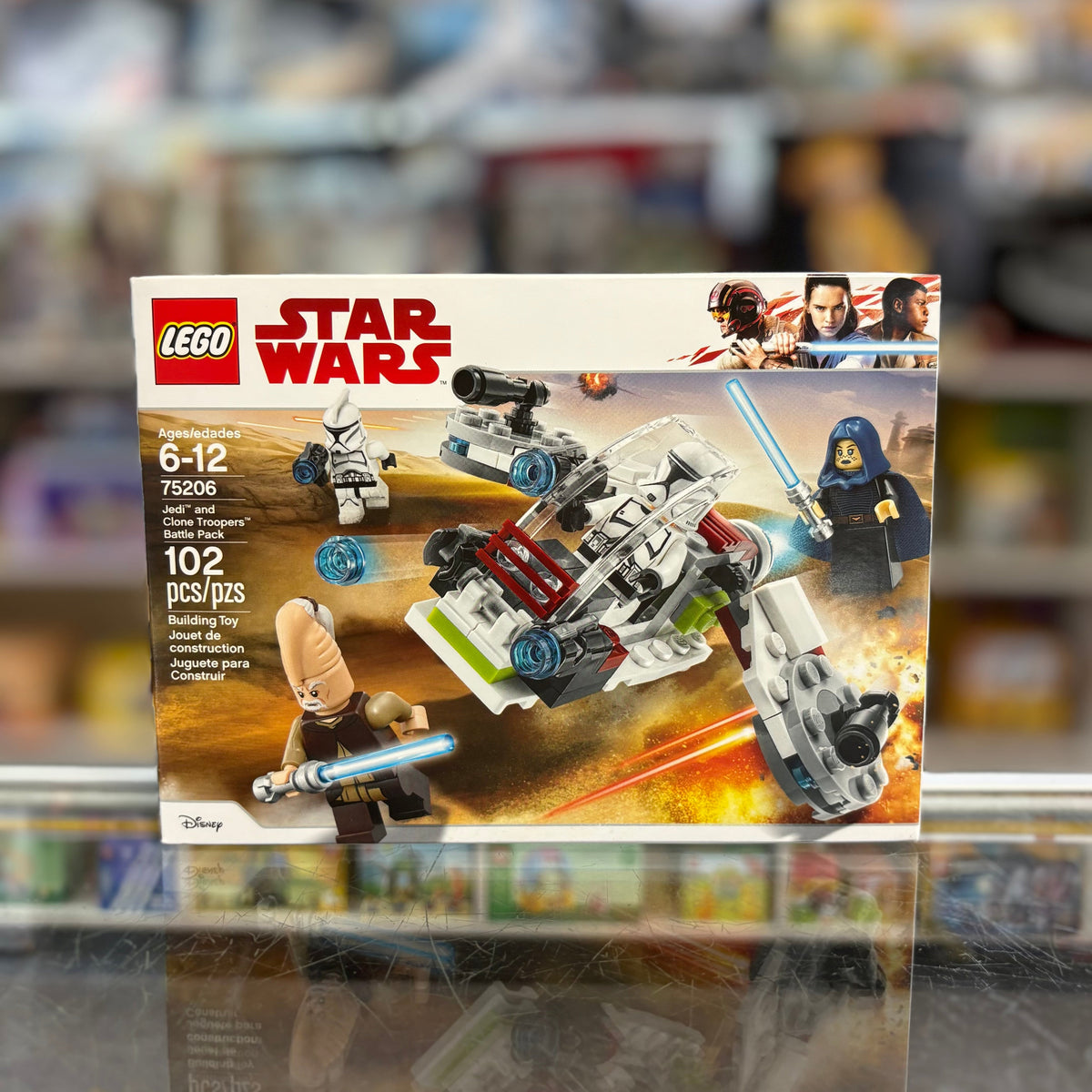 75206 - Jedi and Clone Troopers Battle Pack - EMPTY BOX ONLY