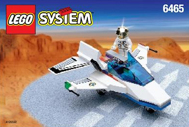 6465 - Space Port Jet - EMPTY BOX ONLY